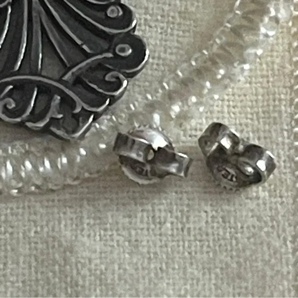 James Avery Retired Vintage Celeste dangle Ear posts - Picture 7 of 11